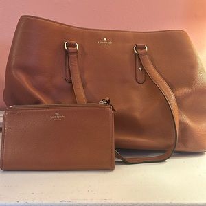 Large Brown Kate Spade tote